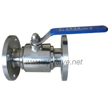 sanitary flange ball valve