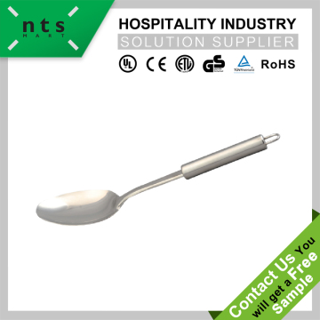 stainless steel hotel serving spoon