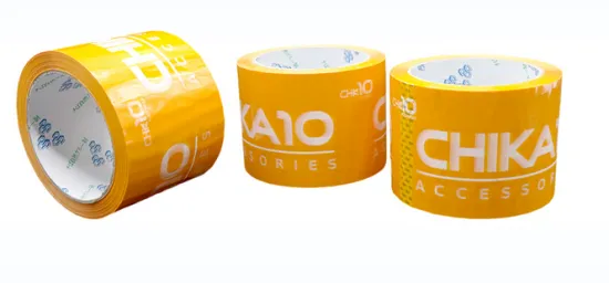 Adhesive custom printed duct tape