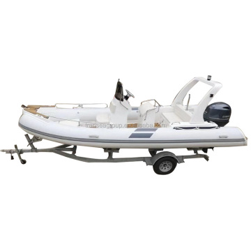 20ft Aluminum Boat Orca Hypalon Materials Fiberglass Dinghy for Sale