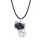 Collier de renard de la chance de flocons de neige pour femmes Hommes guérir énergétique cristal amulet animal pendant bijoux de pierres précieuses