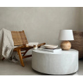 Runder Couchtisch aus Beton
