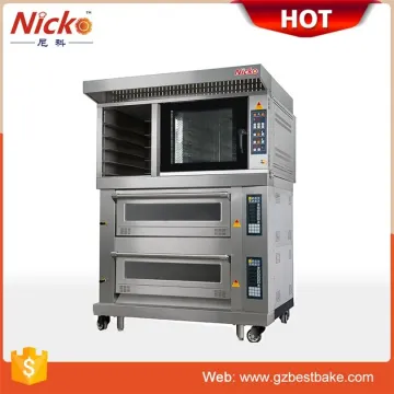 4 Trays Oven + 10 Trays Proofer Industrial Multifunctional Combination Custom Bakery Baking Oven