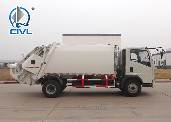 8m3 Compact Garbage Truck With Light Chassis 1