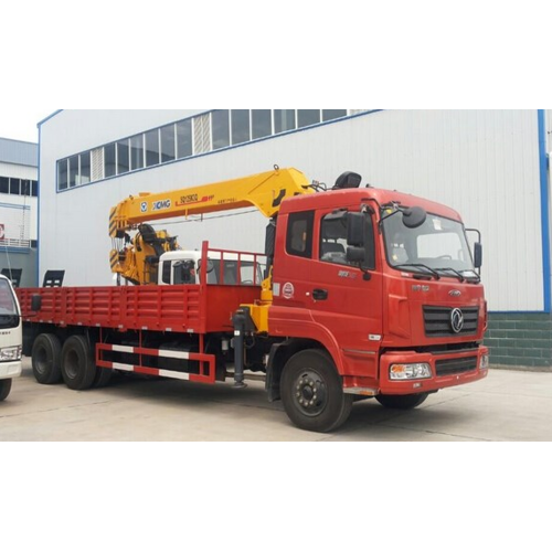 Mining and construction industry truck vehicle mounted crane