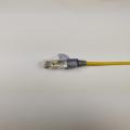 슬림 Cat6A UTP 30AWG 이더넷 패치 케이블 RJ45