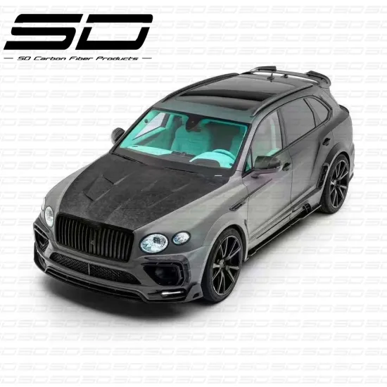 M Style Dry Carbon Fiber Body Kit Wide Body Kit for Bentley Bentayga 2023