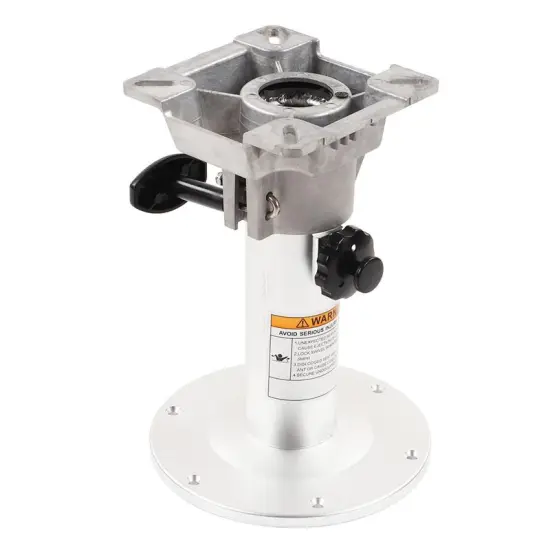 High Quality Yacht Seat Base Aluminum Adjustable Boat Seat Pedestal