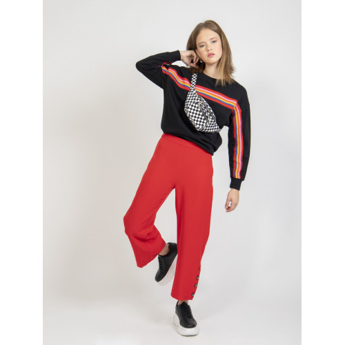 Comfortable Atmosphere Wide Leg Women Pants