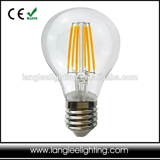 A19 Filament LED Lamp E27 8W 800LM 2700k 100LM/W