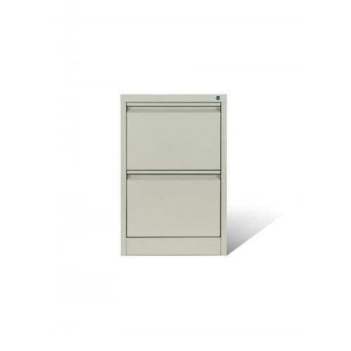 2 Drawer Grey Filing Cabinet For Office