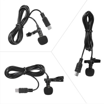 OEM Lavalier Lapel Microphone for GoPro Hero4/3+/Hero3 Camera