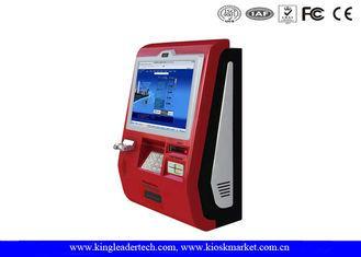 Touch Screen Customized Wall Mount Kiosk With Metal Keypad