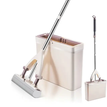 2023 Absorbent Sponge Mop with Bucket and Wash Gel: Convenient Household Cleaning Tool