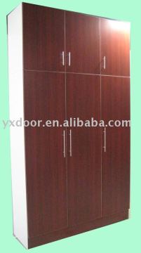 Wood Wardrobe (bedroom furniture,cupboard, cabinet,cupboard door)