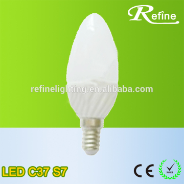 Ceramic body C37 4W 300lumens e14 led