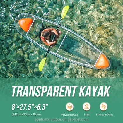 Translucent Polycarbonate Kayaks: Crystal Clear, See-Through Rowing Boats - Wholesale Sale