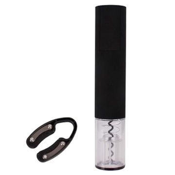 Electric wine opener with foil cutter
