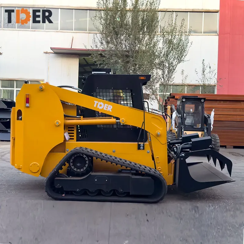 Tder Diesel Engine Track 125HP Mini Skid Steer Loader
