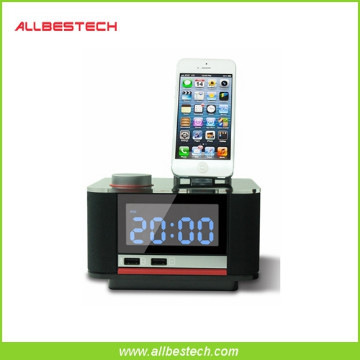 New active ipod/iphone docking speaker with FM,Alarm,MFI certificate