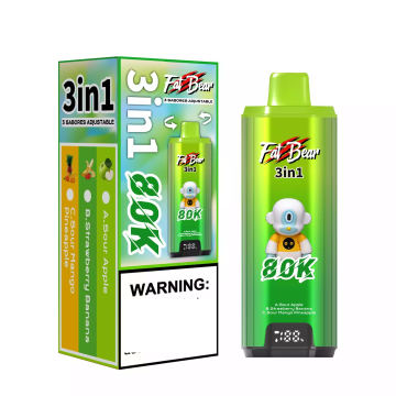 Alvono Aim Fatbear 80000 Puff Vape dùng một lần | Màn hình LED cuộn lưới kép ba hương vị | Bán buôn