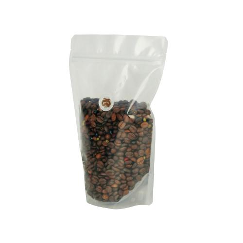 kraft bag food packaging with resealable zipper