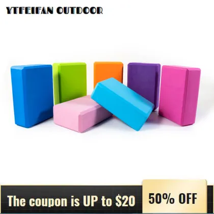 EVA Block for Yoga Thickening Yoga Blocks Environmental Protection Yoga Cubes Auxiliary Supplies Foam Bricks 6 Colors Available