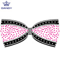 Striped College Girls Cheerleading Bows