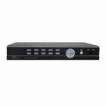 4-channel 960H DVR with HDMI and alarm, real-time full D1, supports 2TB SATA HDD and mobile phone