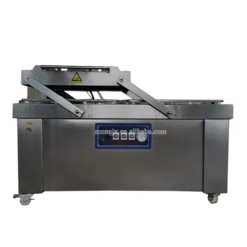Price of Supermarket Industrial Chicken Packaging Machine with Double Vacuum Chamber Sealer