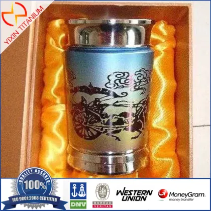 Safety And Health Titanium Cup as Gift