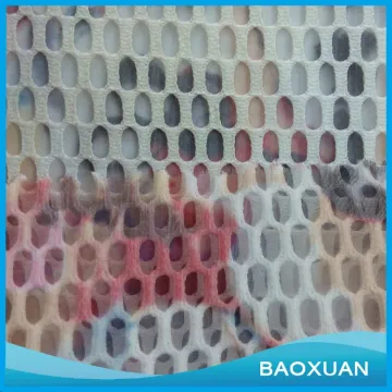 100%Polyester DTY bonded mesh printting fabric