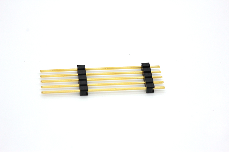 2.54 single row double plastic straight pin header