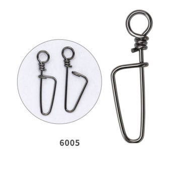 RUNTOO Nice Fishing Snap Sea Accessories Solid Ring Rolling Connector Stainless Steel Swivel Clips