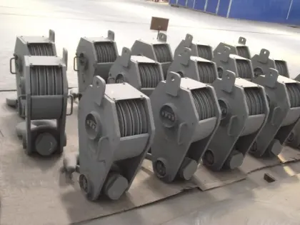 Truck crane hook group