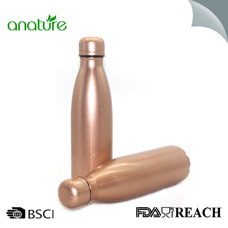 Rose Gold Painting Double Insulated Steel Water Bottle