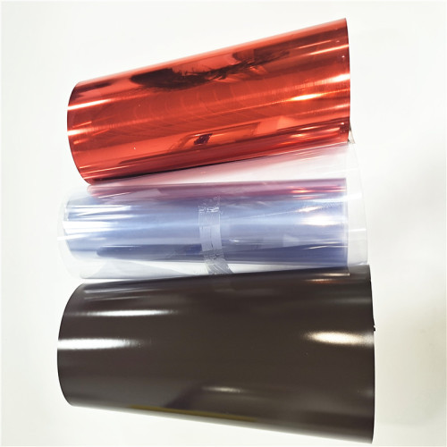 Hojas de PVC de colores de plástico con alta calidad.
