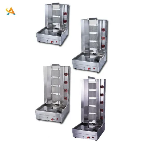 Natural Gas Fired Infrared Radiant Cookers for Shawarma and Kebab Grills