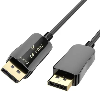 DisplayPort Fiber Optic Cable 144Hz DP 1.4