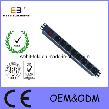 Horizontal Power Strip with Franch Sockets (WB-PDU-05)