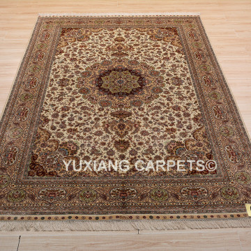 yuxiang 6x9 ft silk doublt knots rugs buy persian carpet online
