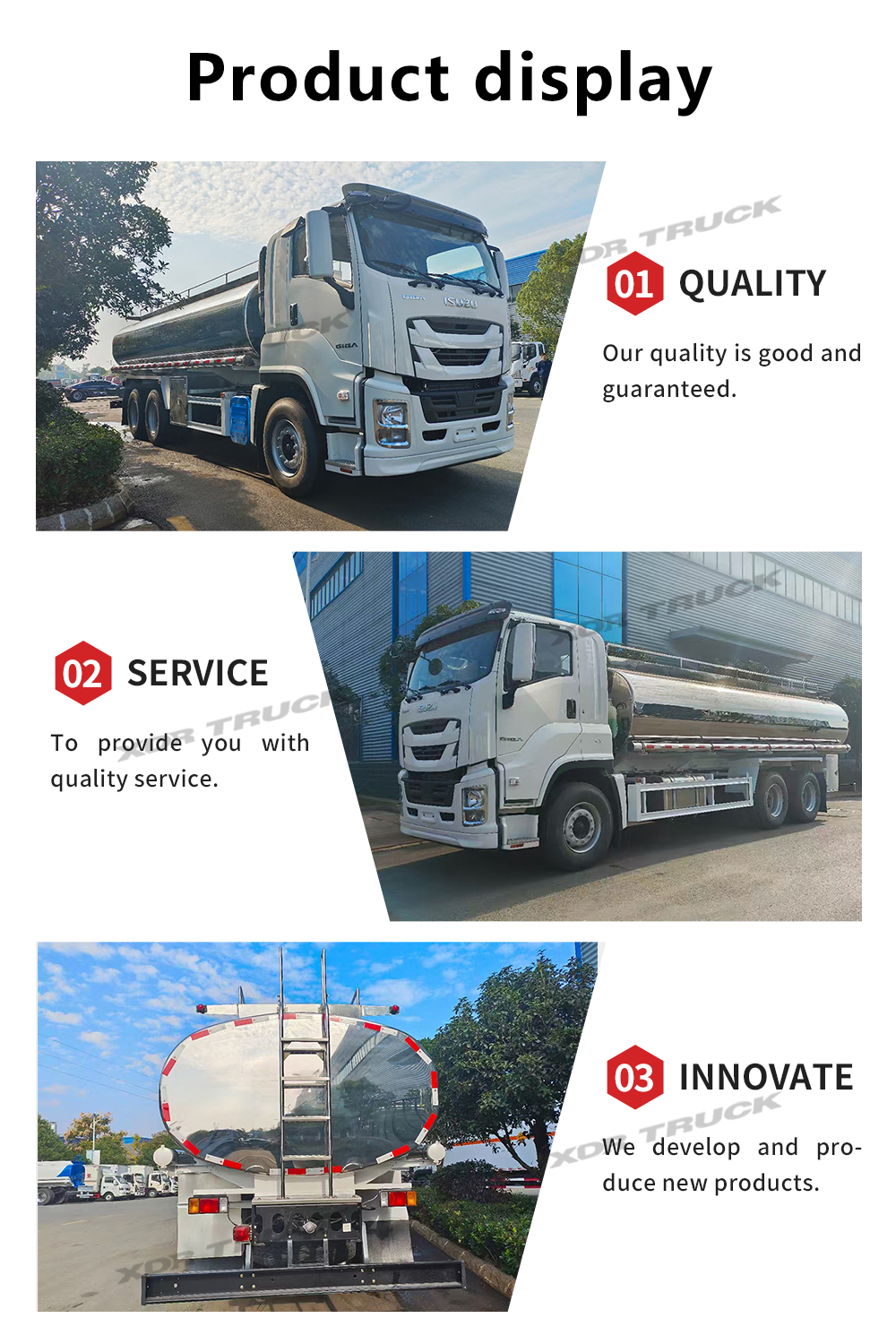 ISUZU 6X4 milk truck6