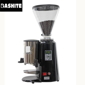 Professional Commercial Flat Burr Coffee Grinder for Espresso and Industrial Cafe Use