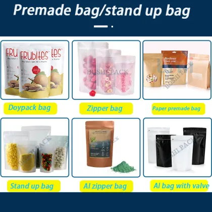 Automatic Rotary Premade Bag Dried Fruit Packing Machine