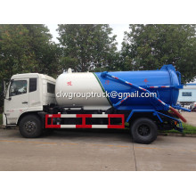 دونغفنغ تيانجين 10CBM صهاريج معالجة مياه الصرف الصحي شاحنة