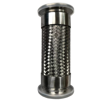 Stainless Steel 304/316L Welding Bellows Flexible Vacuum Hose with Mesh Sleeve