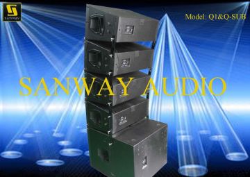 8ohms Audio Line Array Speaker Systems Waterproof For Outdoor