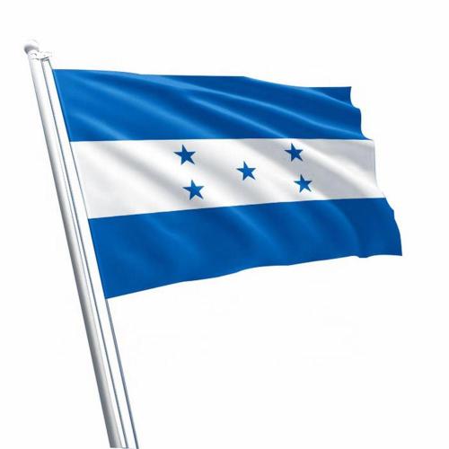 Honduras national flag blue white 5 stars flag