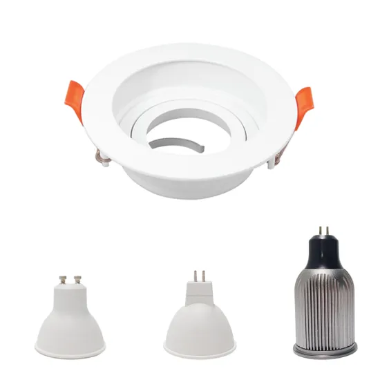 Aluminum Ceiling Downlight Frame for Square Round MR16 GU10 Recessed Spot Lights