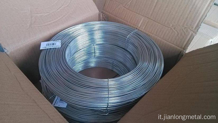 20 gague filo zincato 10 kg per imballaggio del rotolo
